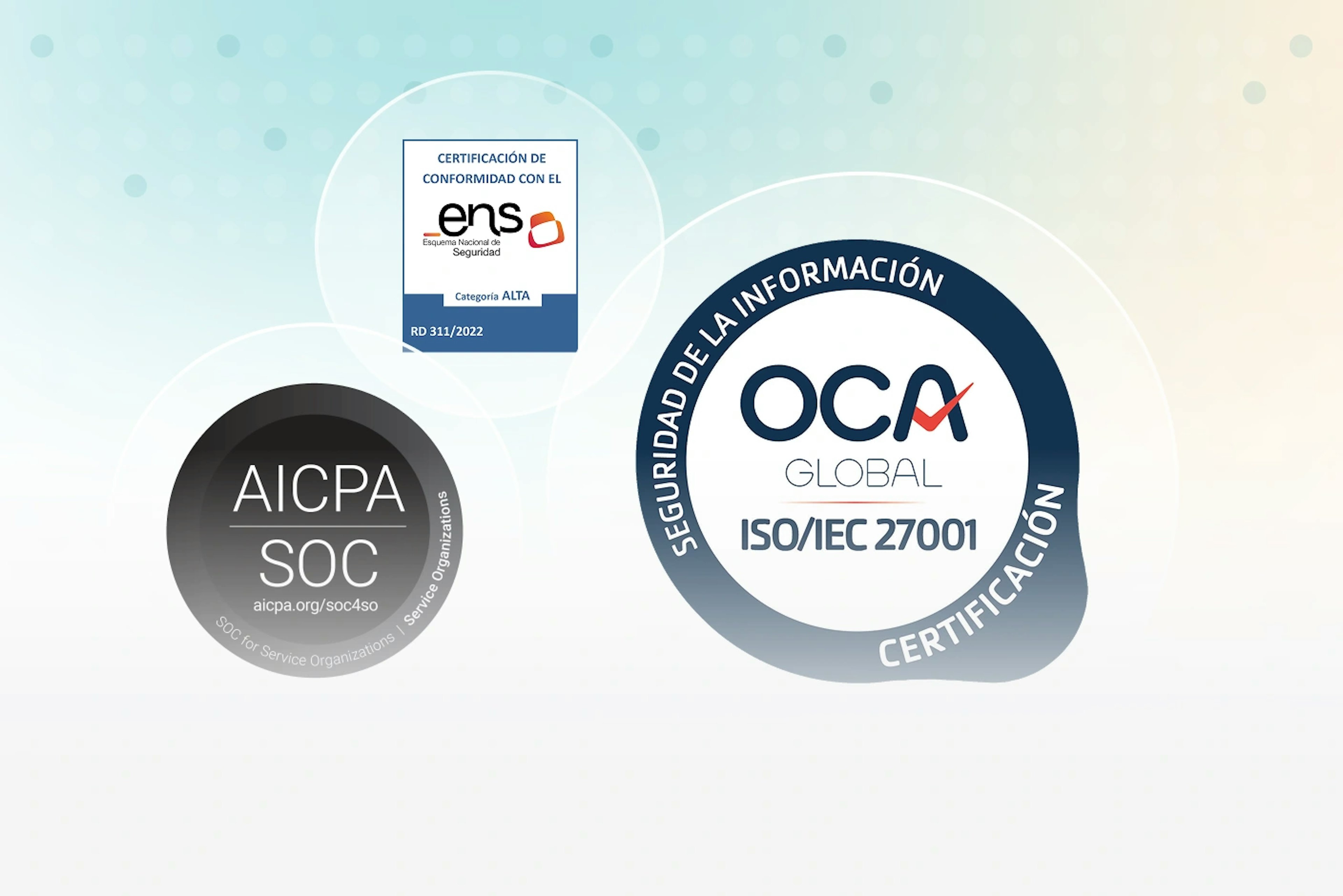 Nuestras certificaciones de seguridad