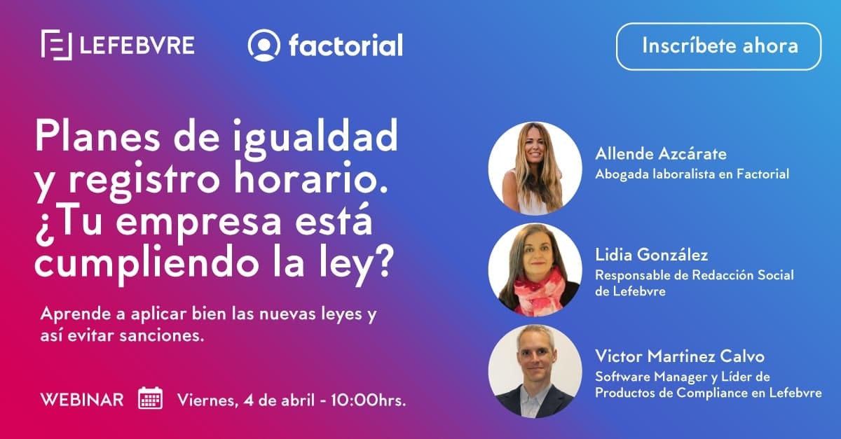 Planes de igualdad- Lefebvre y factorial Planes de igualdad- Lefebvre y factorial