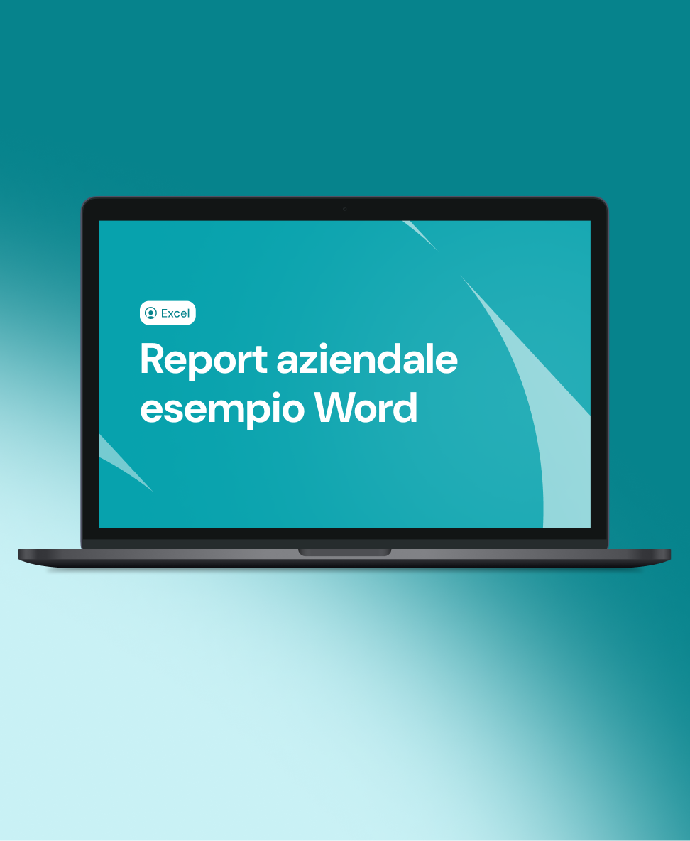 Report aziendale esempio Word Scarica gratis un esempio di report aziendale in formato Word