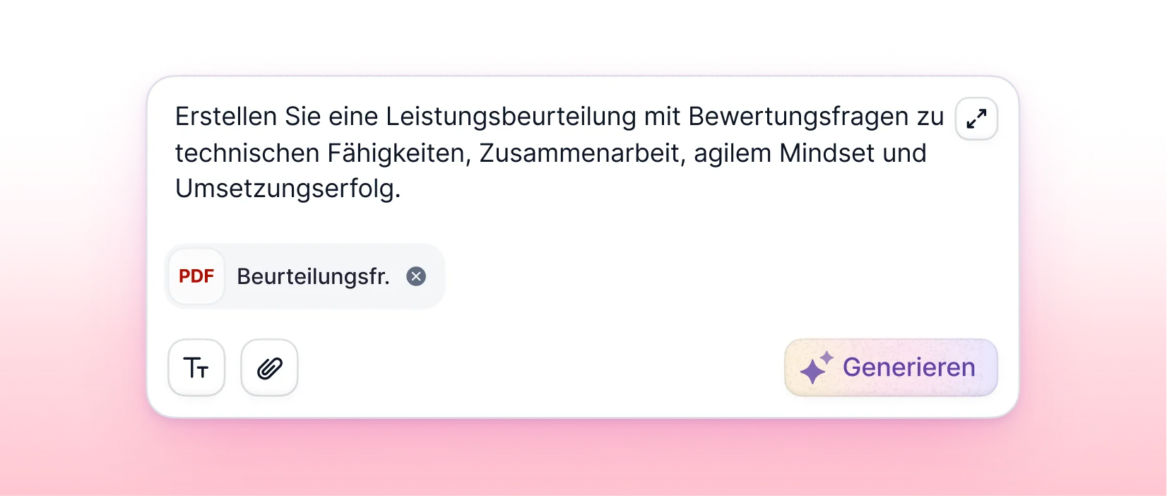 Erstellen Sie Evaluationsfragebögen