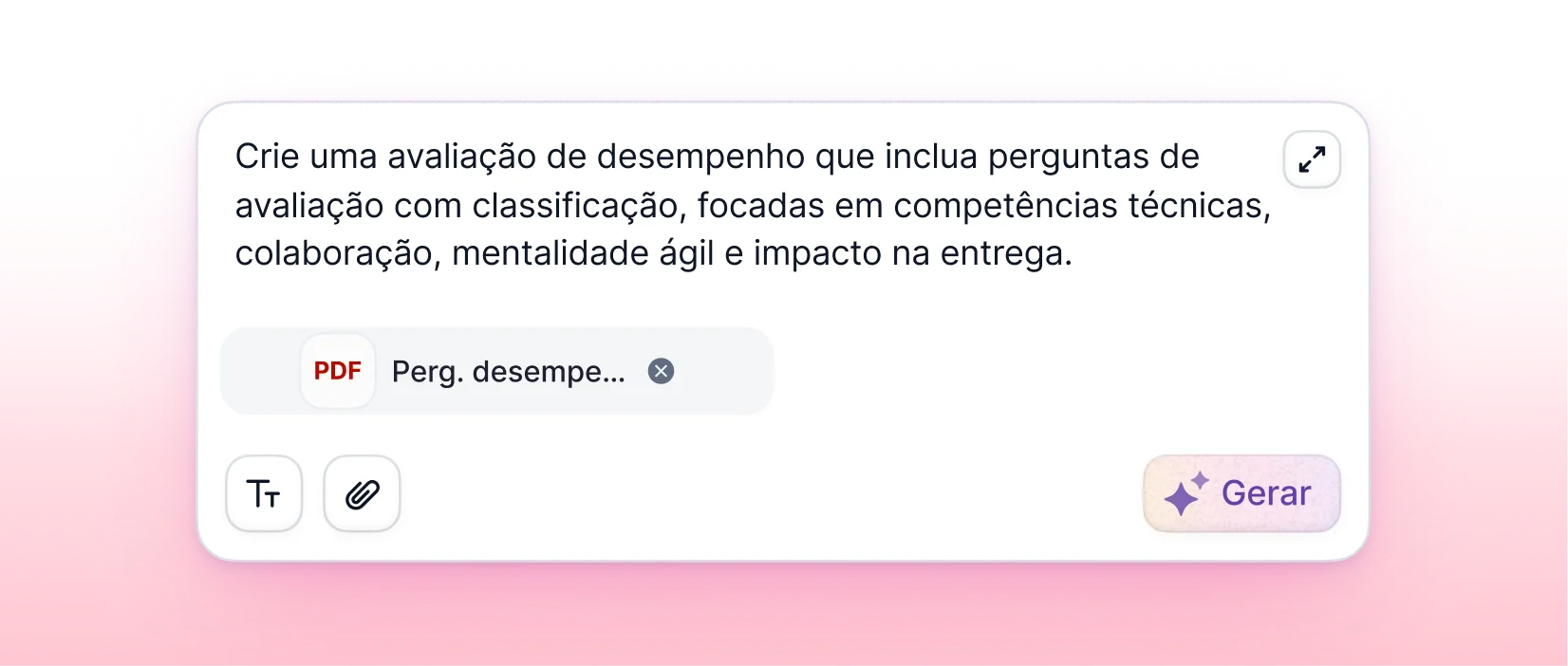 questionários de avaliação