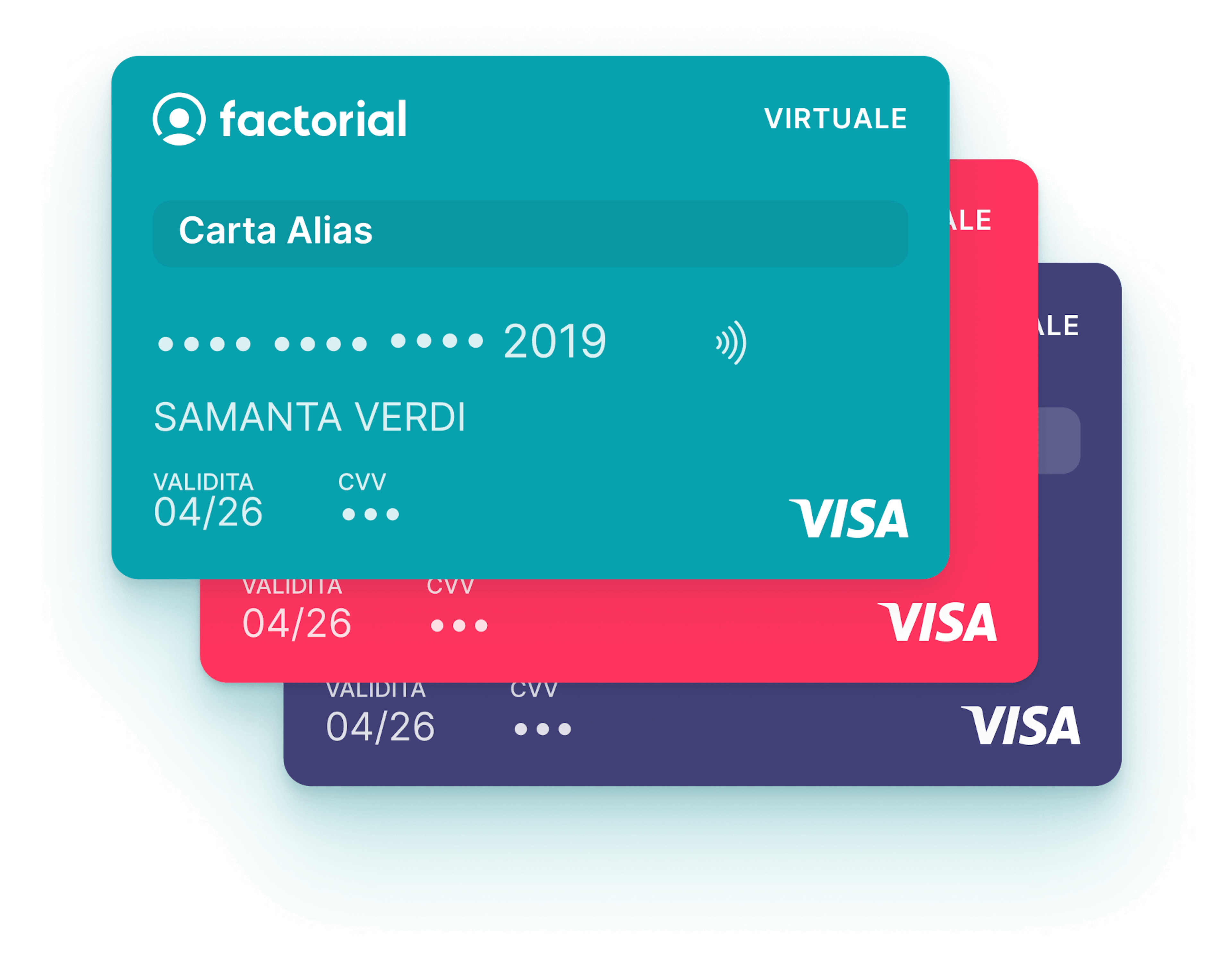 Esempio di Factorial Cards