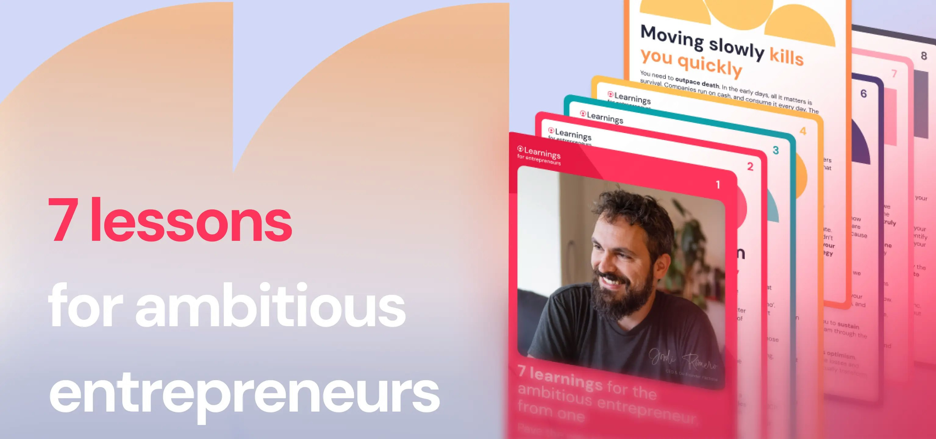 7 learnings for the ambitious entrepreneur from one 7 learnings for the ambitious entrepreneur from one