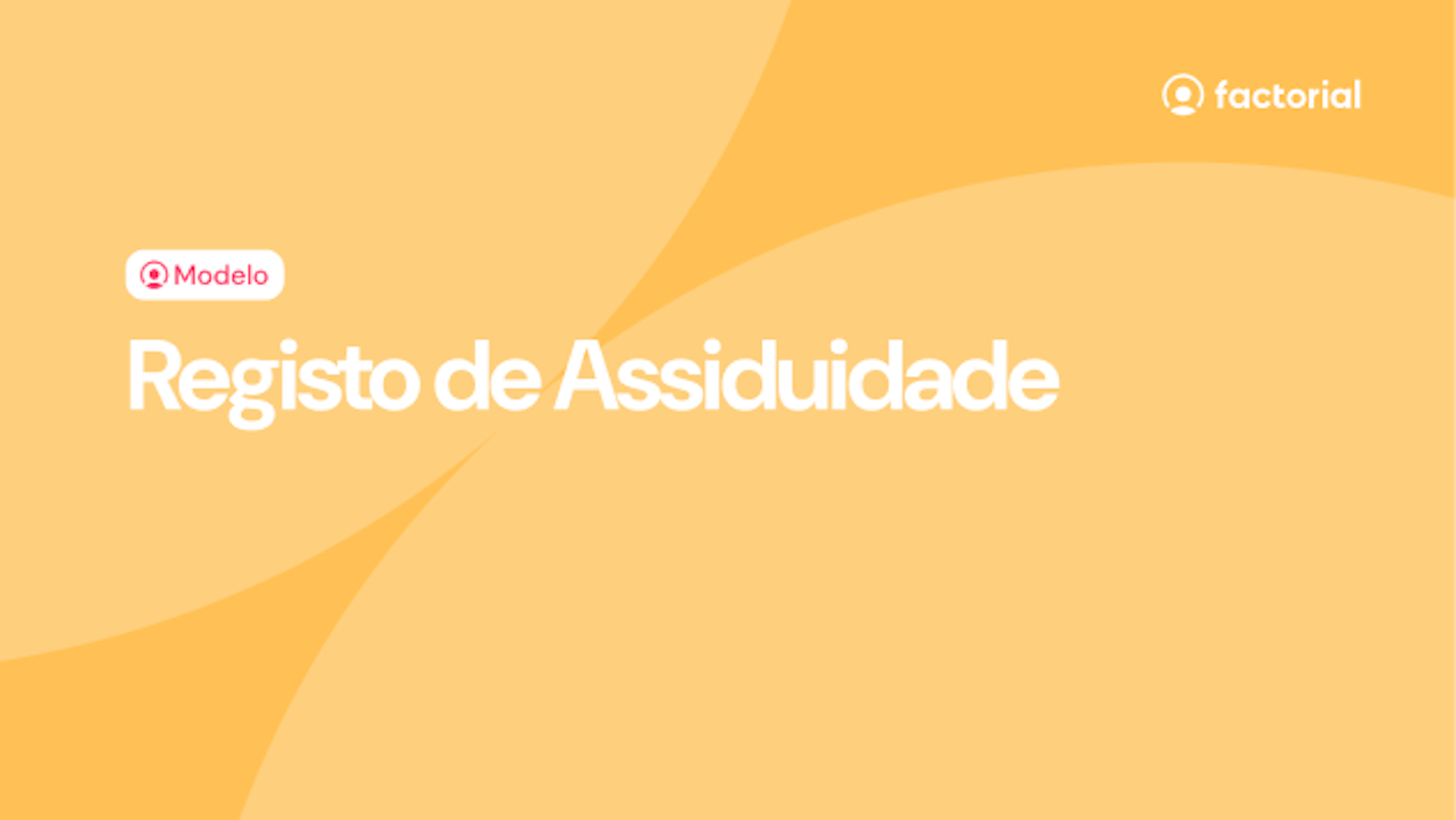 modelo de assiduidade