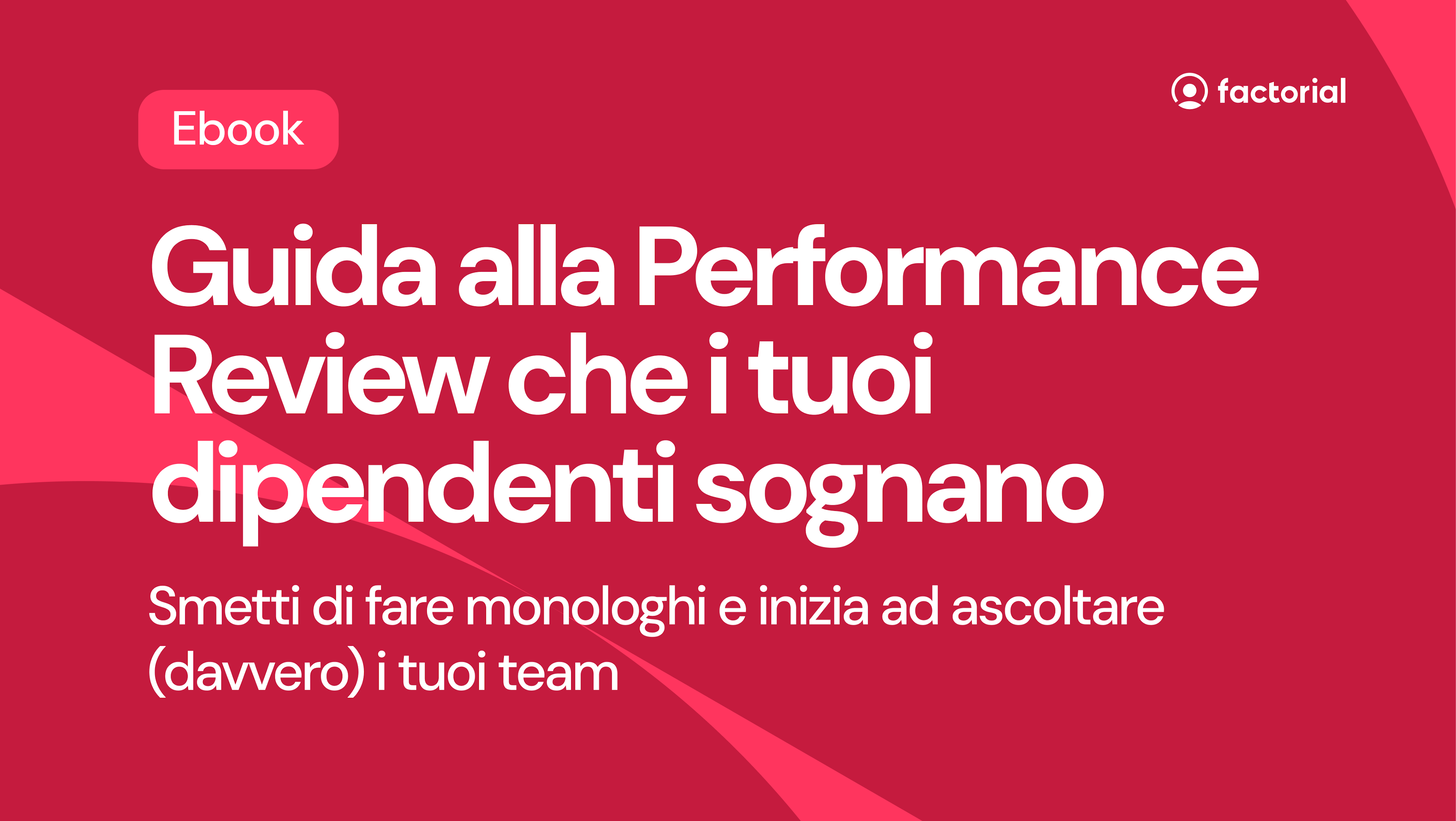 Guida al processo di performance review Guida al processo di performance review gratuita di Factorial
