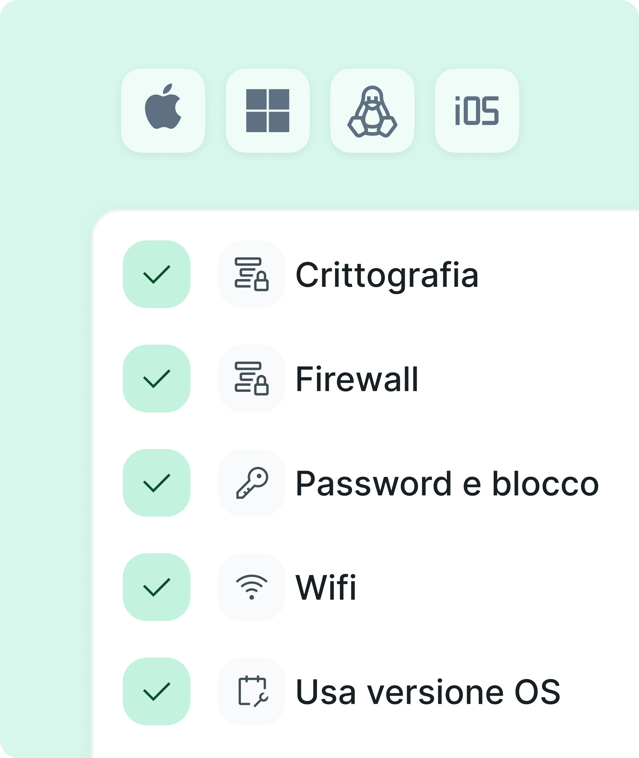 Factorial IT - Software gestione asset aziendali Gestione MDM multi-os con Factorial IT- schermata esempio