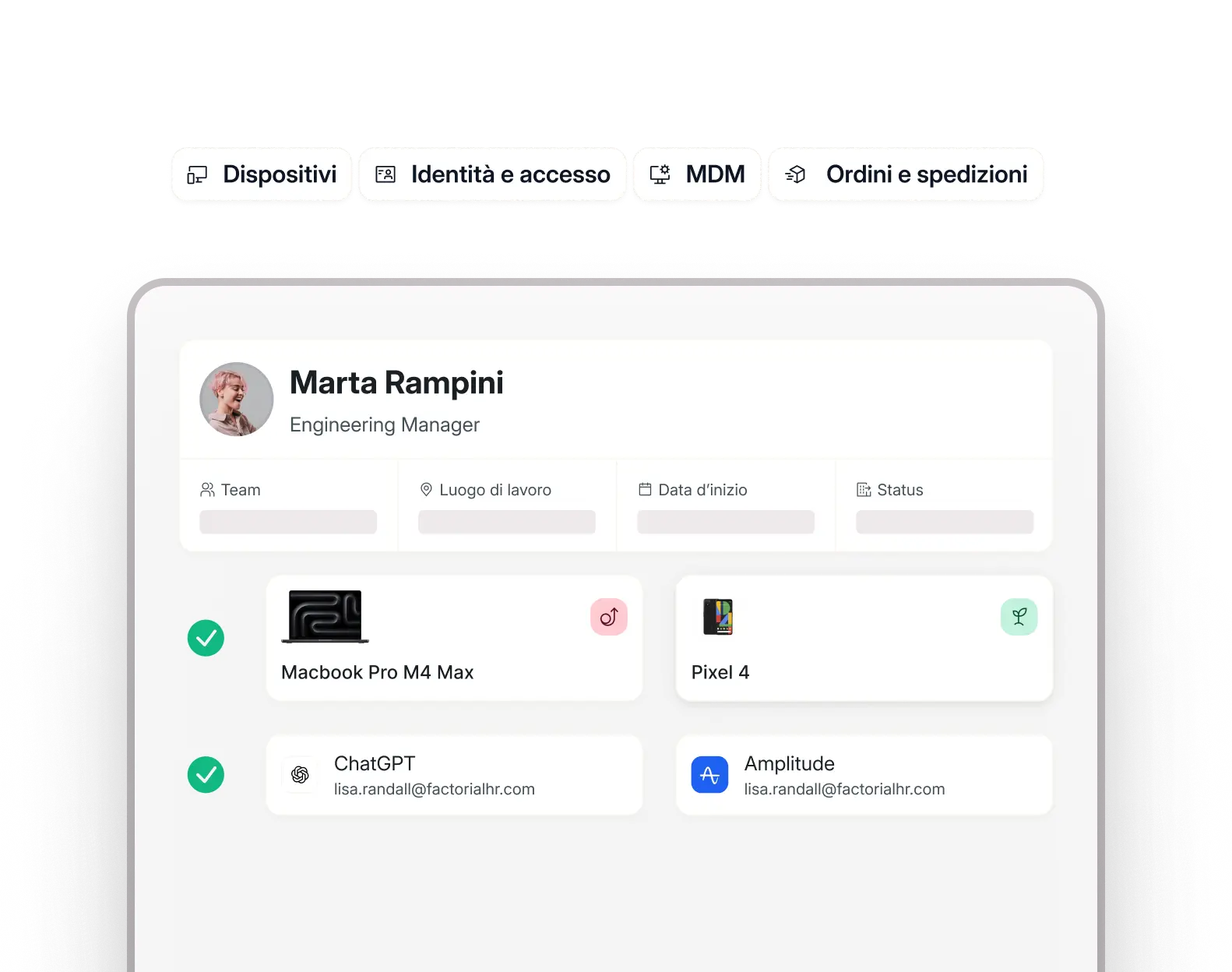 Factorial IT Factorial IT - Software gestione degli asset aziendali