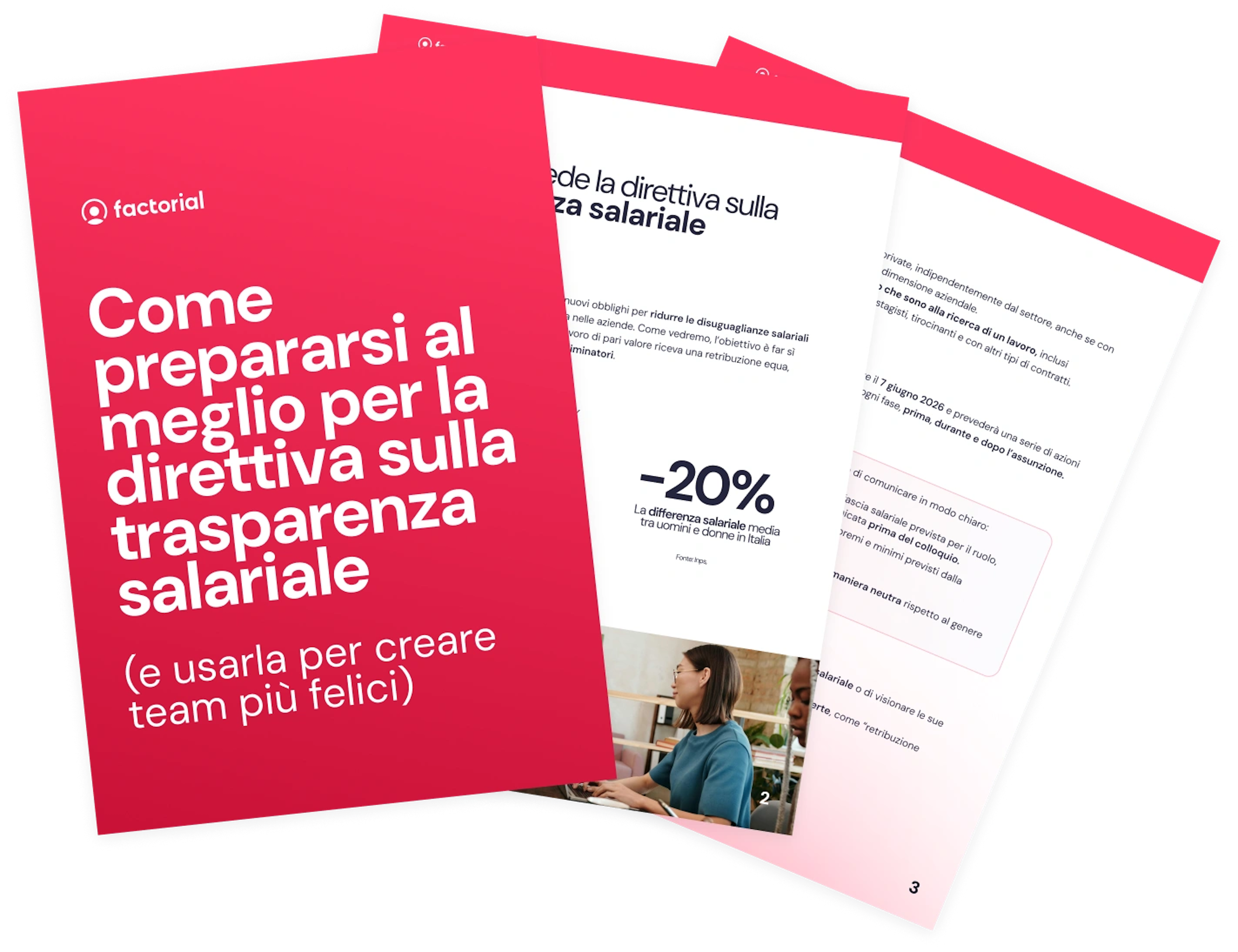 Anteprima della guida di Factorial per la trasparenza salariale