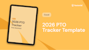 2026 PTO Tracker  Excel Template