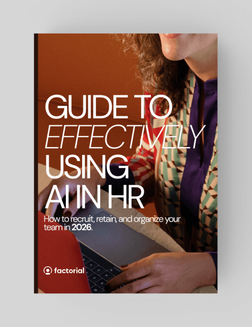 AI in HR Landing page The cover of the Guide to Effectively Using AI in HR