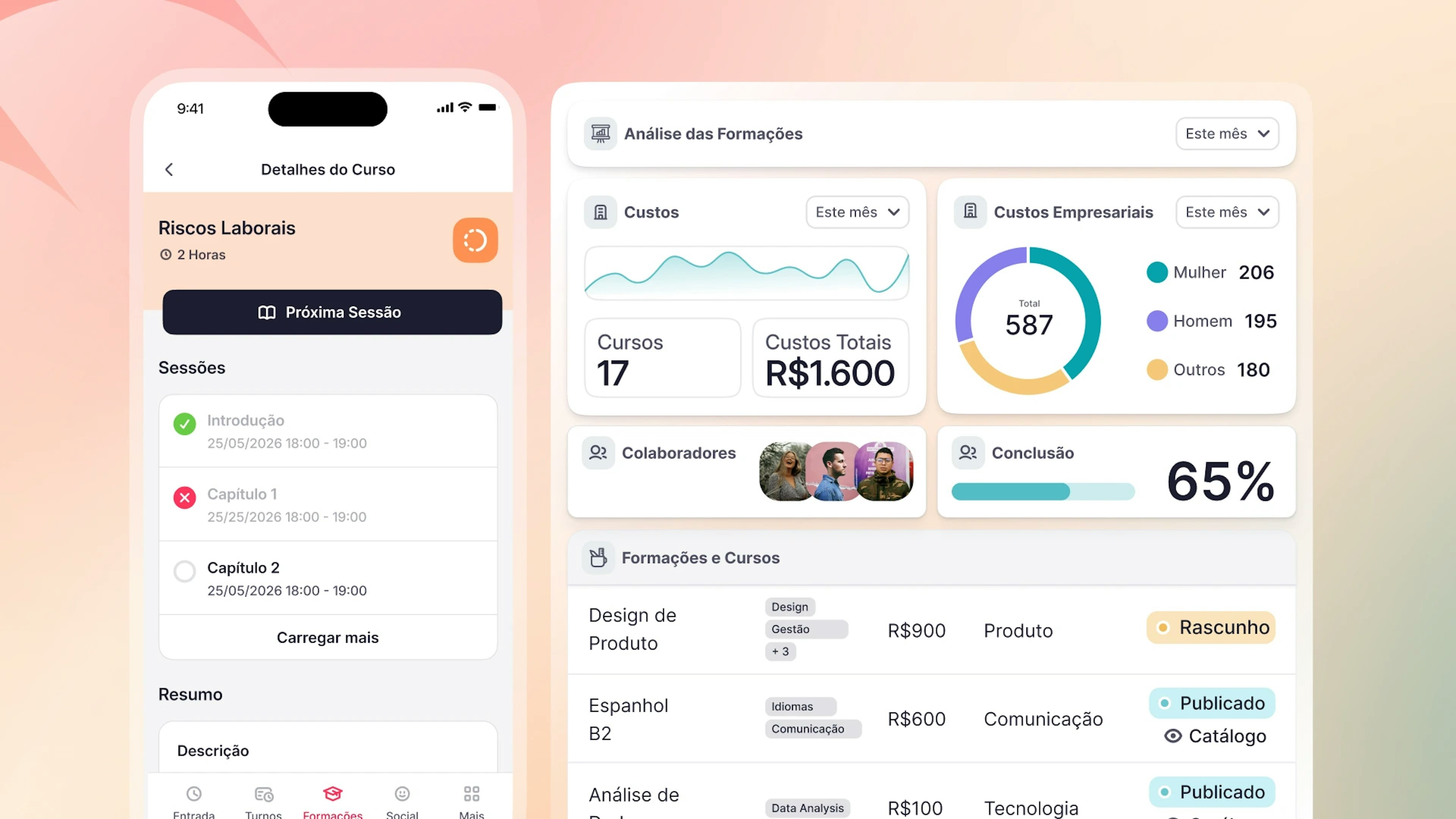 gestão de treinamento