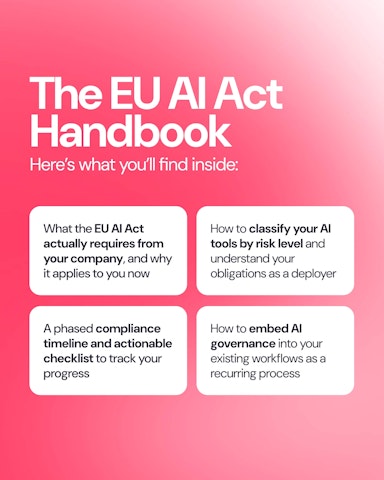 Contents inside Factorial's compliance guide regarding the EU AI Act.