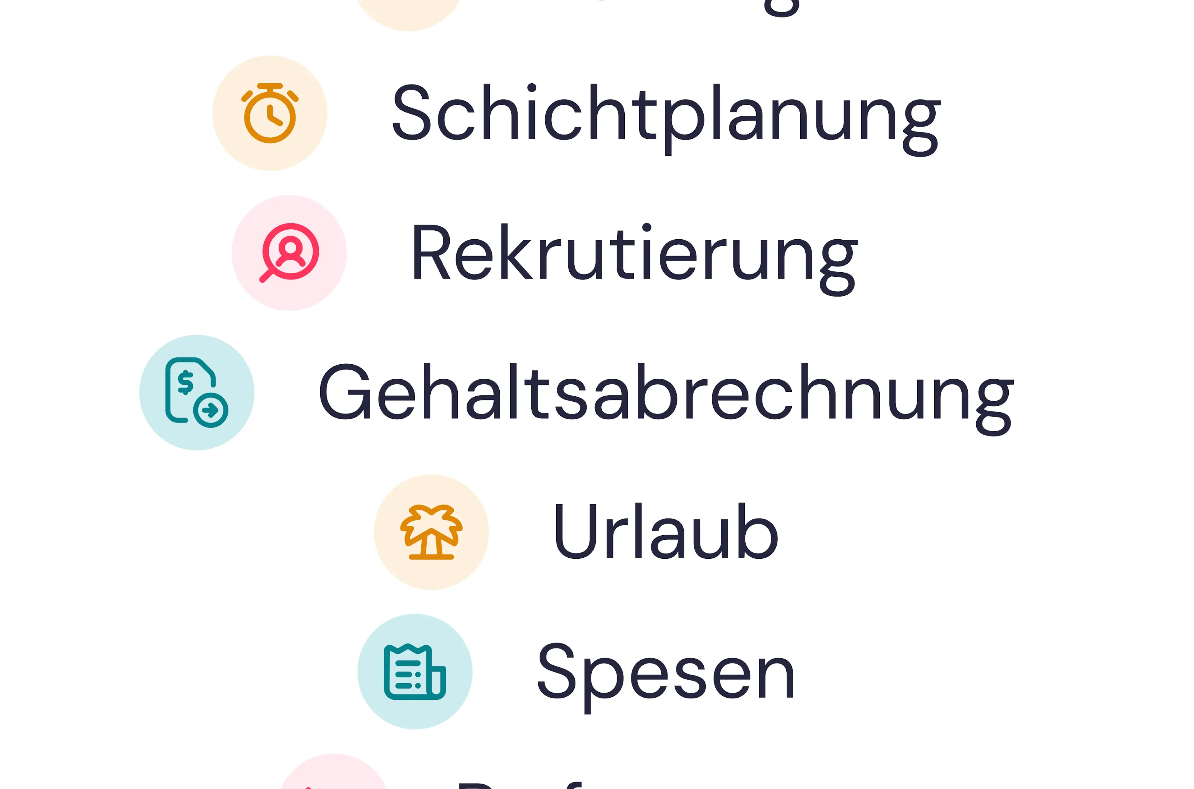 Factorial KI-Funktionen für Prozesse wie Schichtplanung, Rekrutierung, Gehaltsabrechnung, Urlaub und Spesen