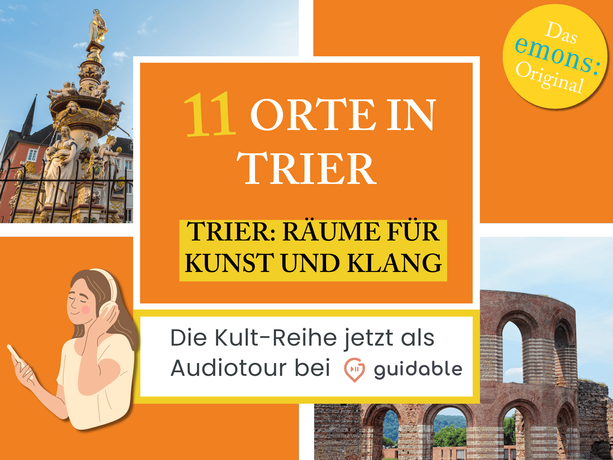 11 places in Trier Trier: Rooms for
Art and sound