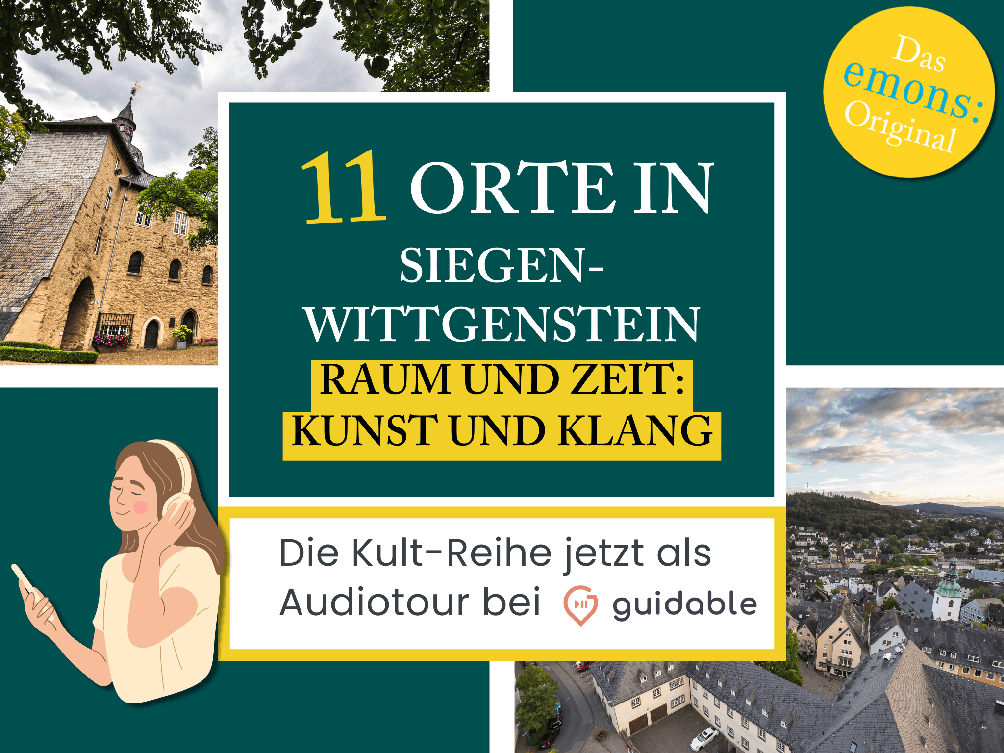 11 places in Siegen-Wittgenstein space and time:
Art and sound