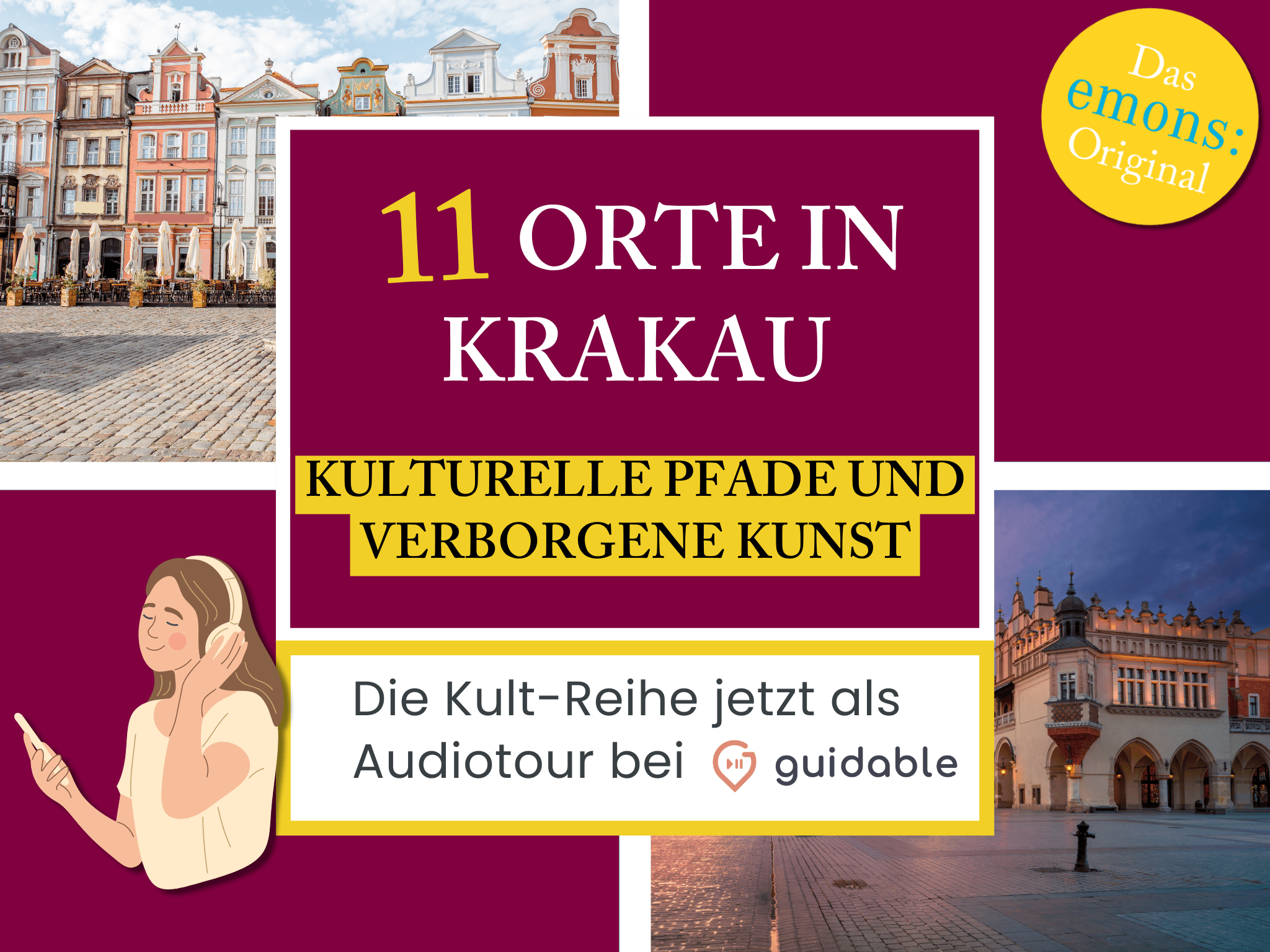 11 Places in Krakow Cultural Trails
and hidden art