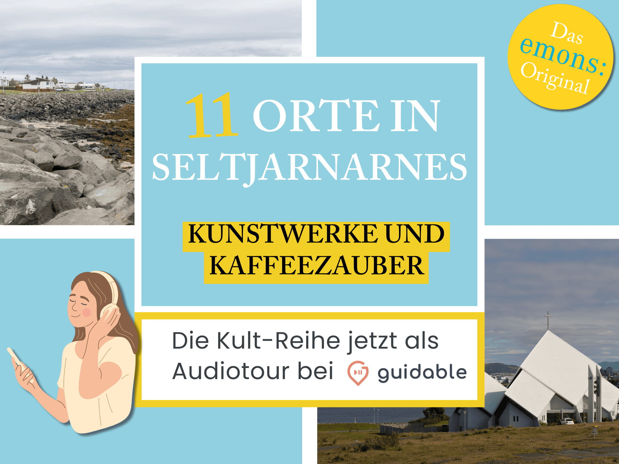 11 places in Seltjarnarnes works of art and 
Coffee magic