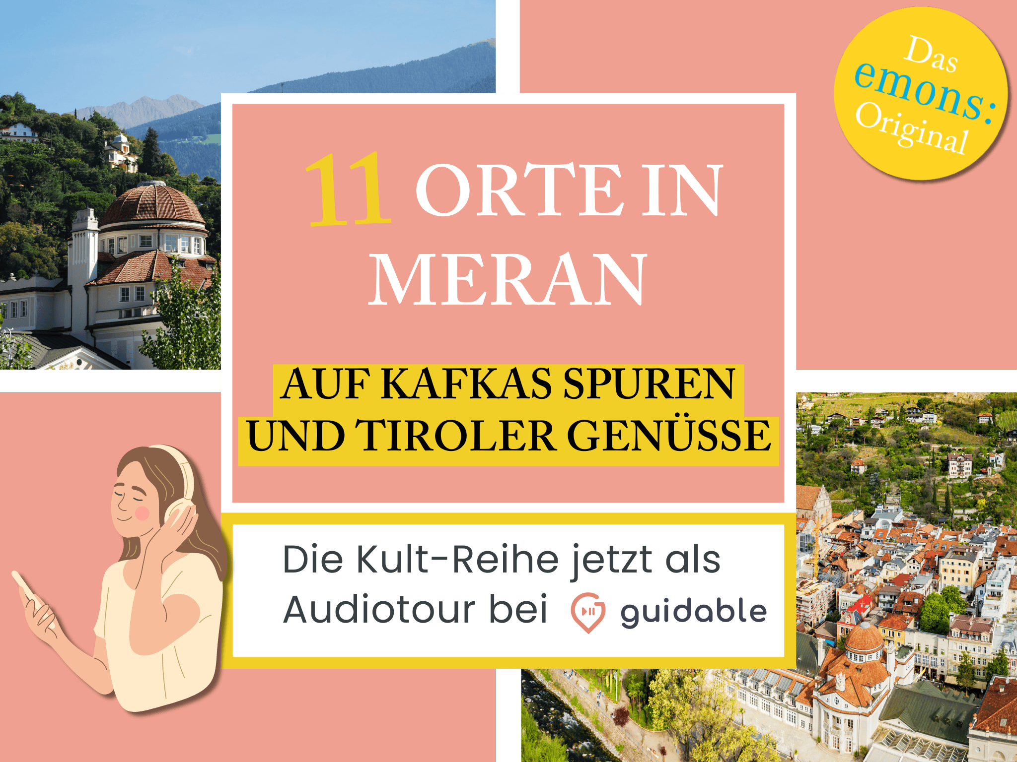 11 places in Meran In Kafka's footsteps
and Tyrolean delights