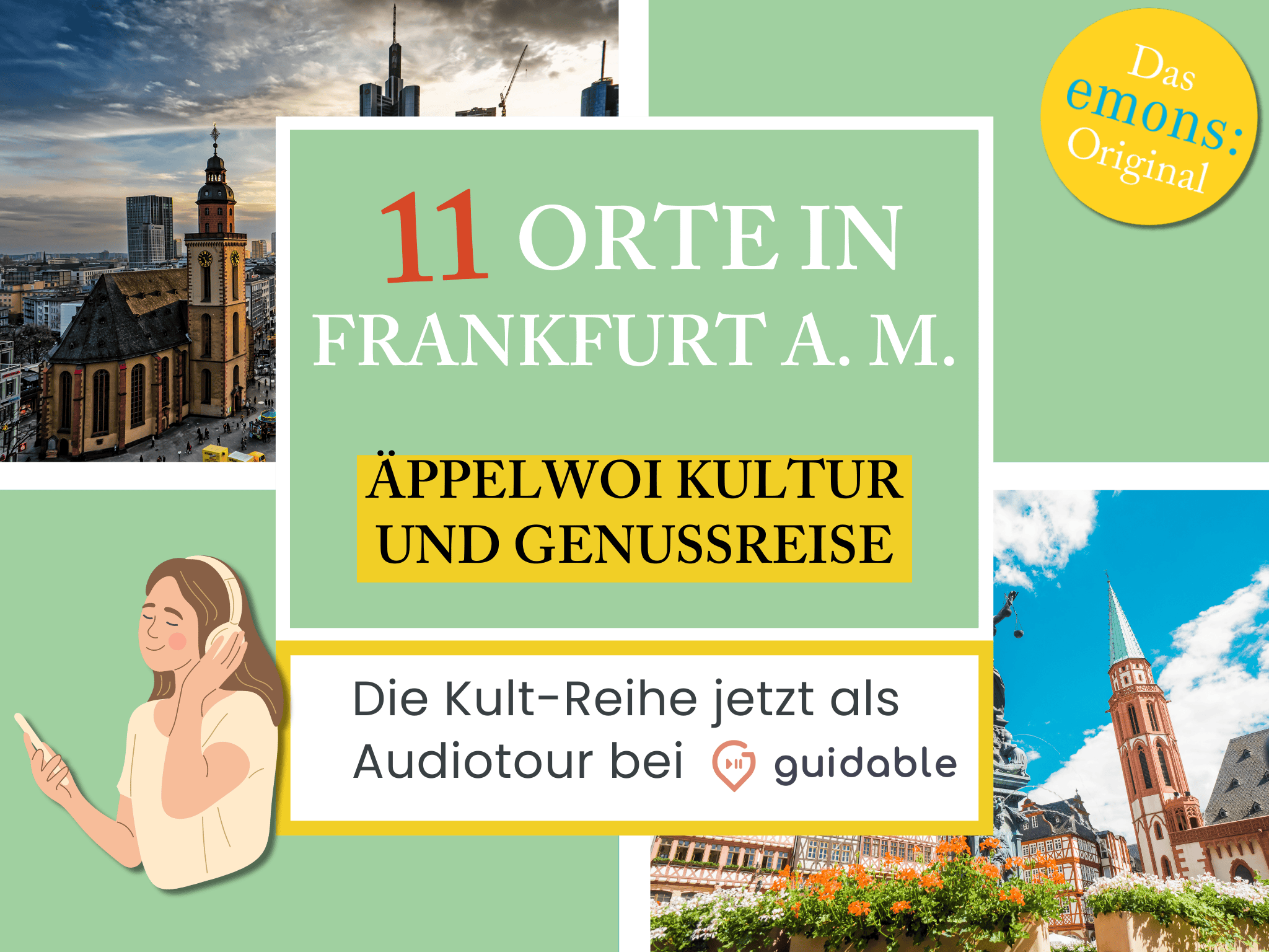 11 places in Frankfurt am Main Äppelwoi Culture
and pleasure trip