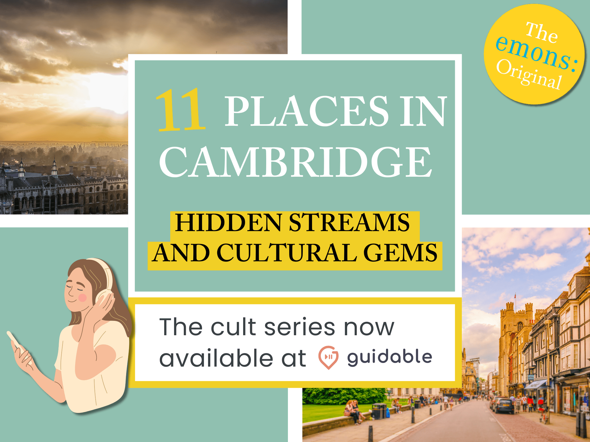 11 places in Cambridge Hidden Streams
and Cultural Gems