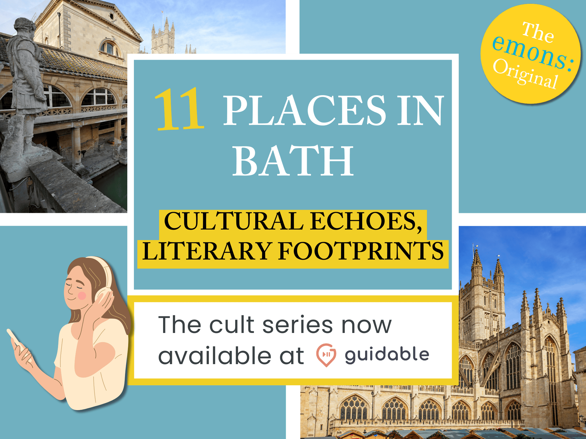 11 places in Bath Cultural Echoes, Literary Footprints