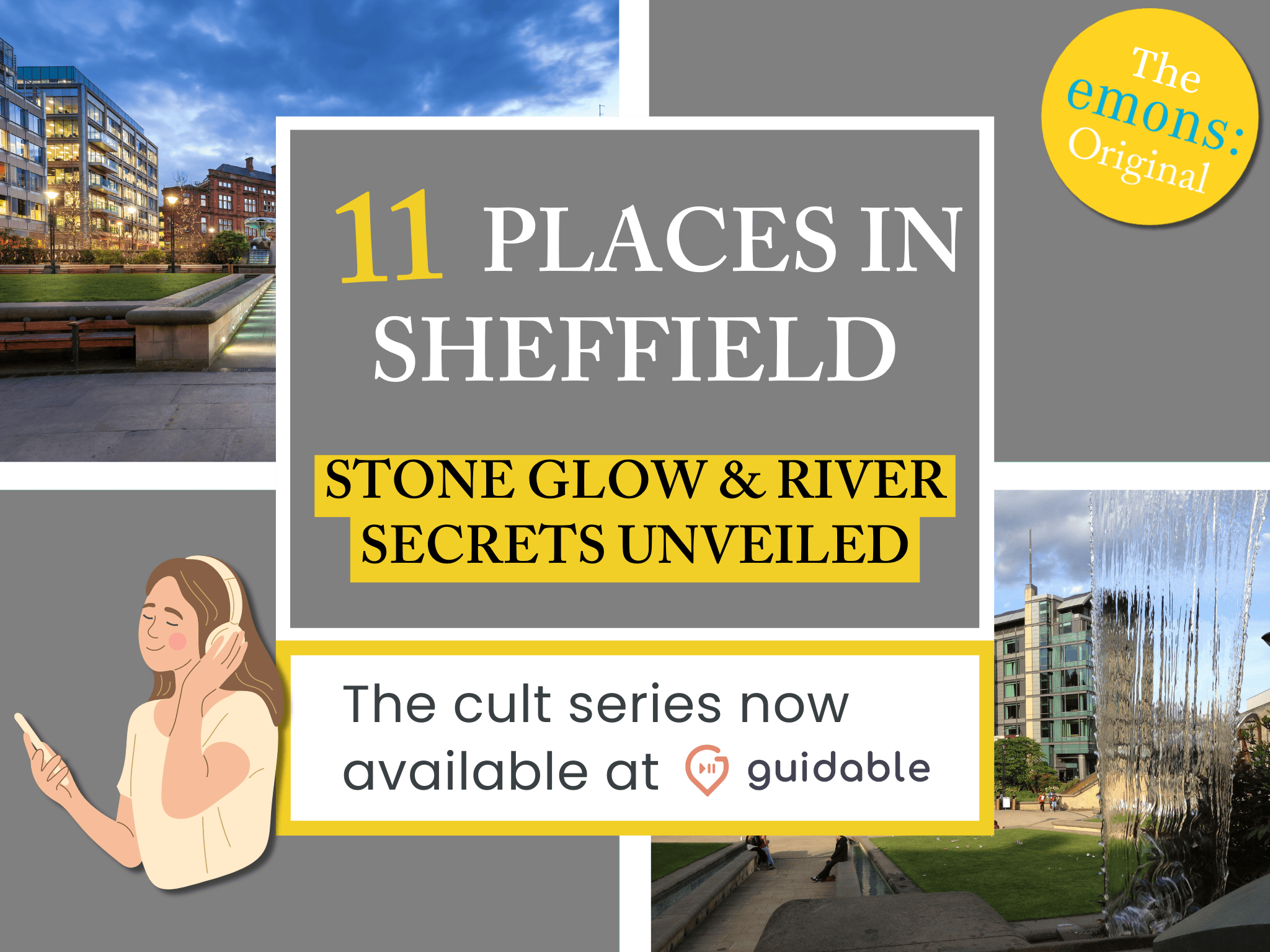 11 places in Sheffield Stone Glow & River
Secrets Unveiled