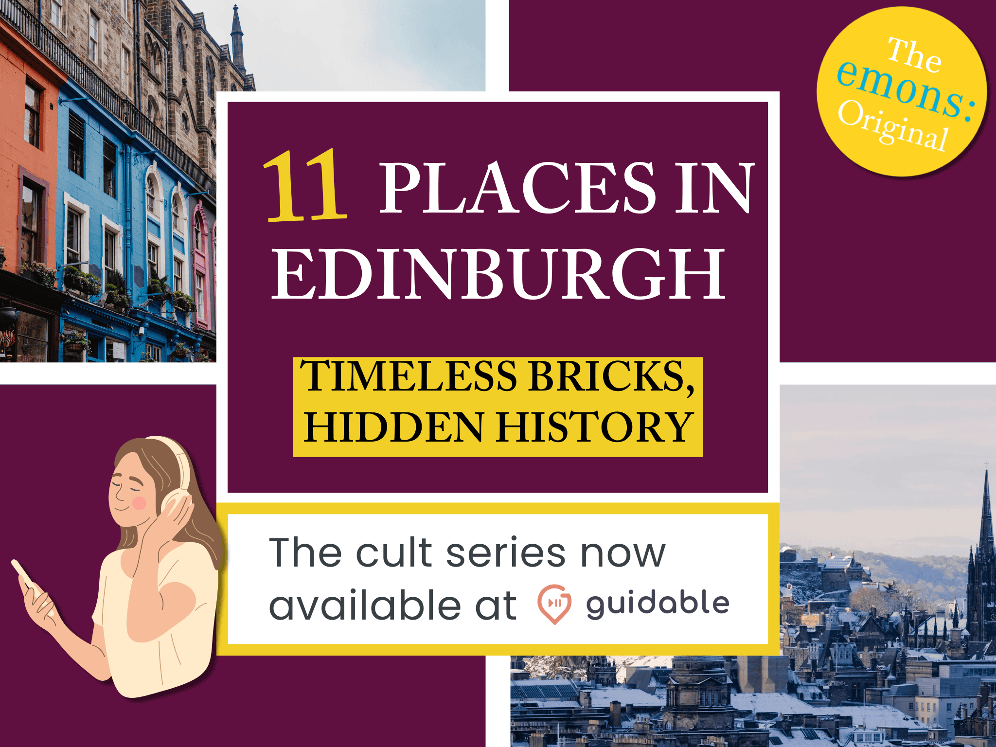 11 places in Edinburgh Timeless Bricks,
Hidden History