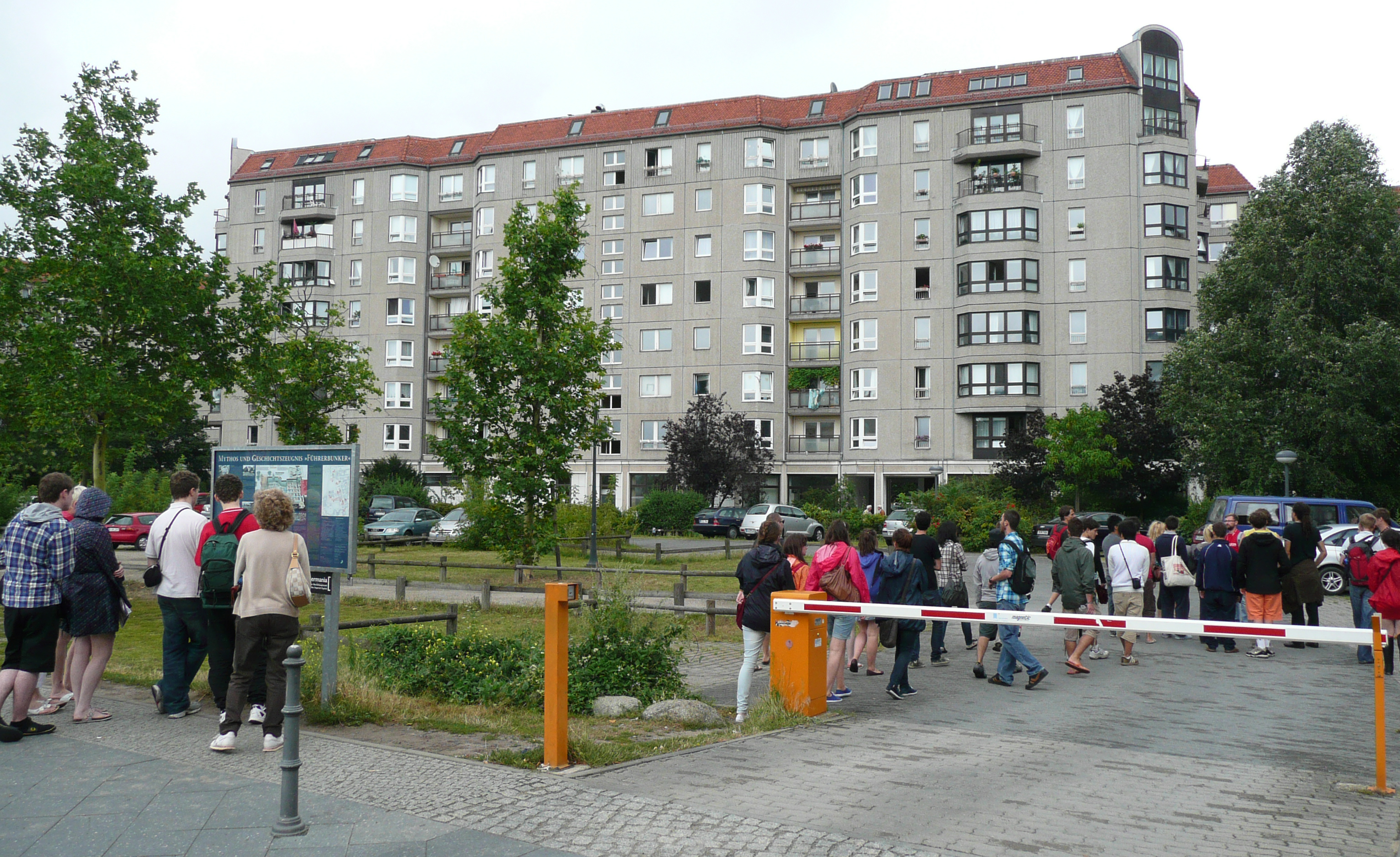 Former Führer bunker in Berlin