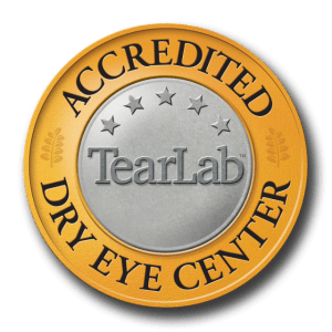 Accredited TearLab Dry Eye Center emblem