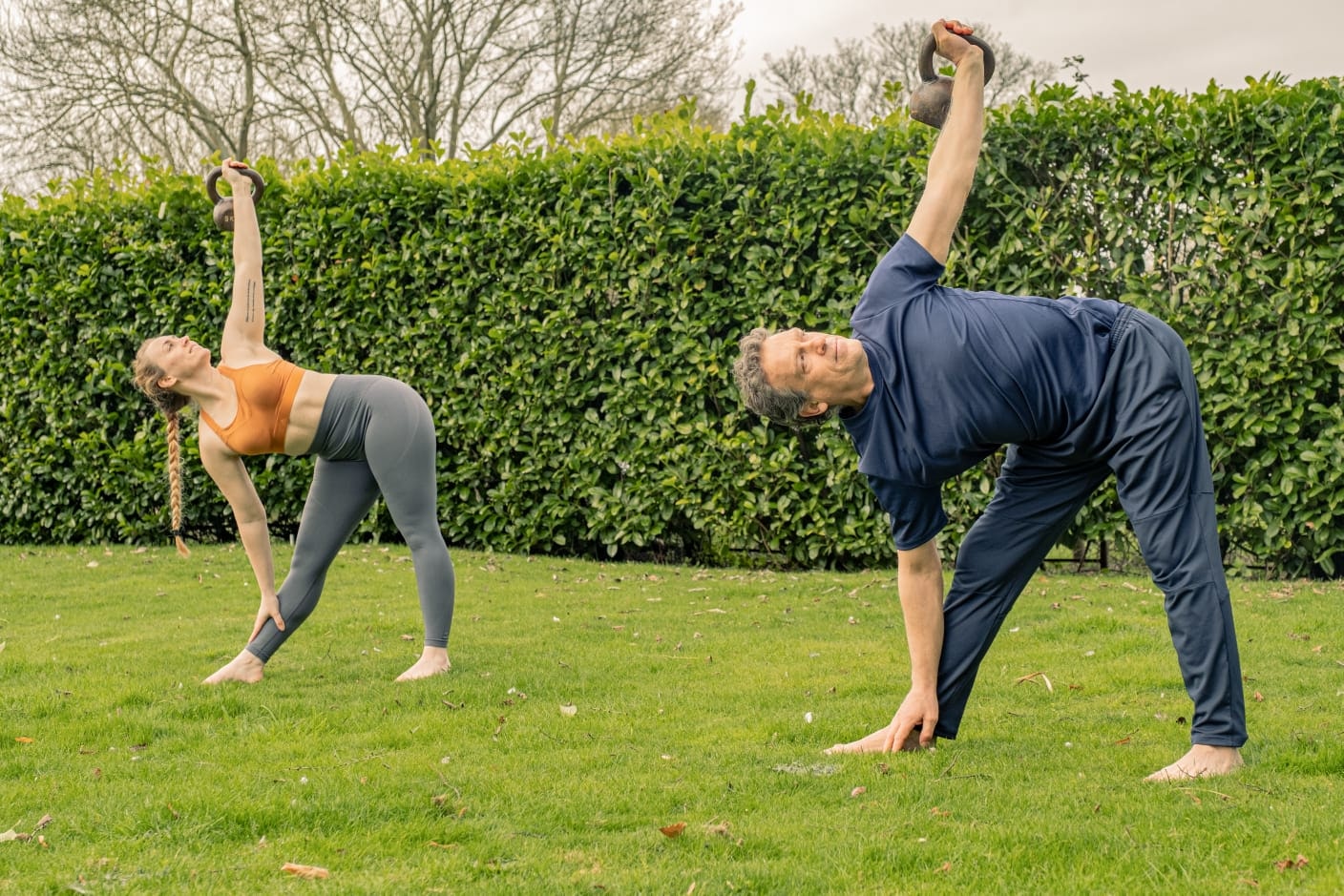 Two instructors performing Keogafit