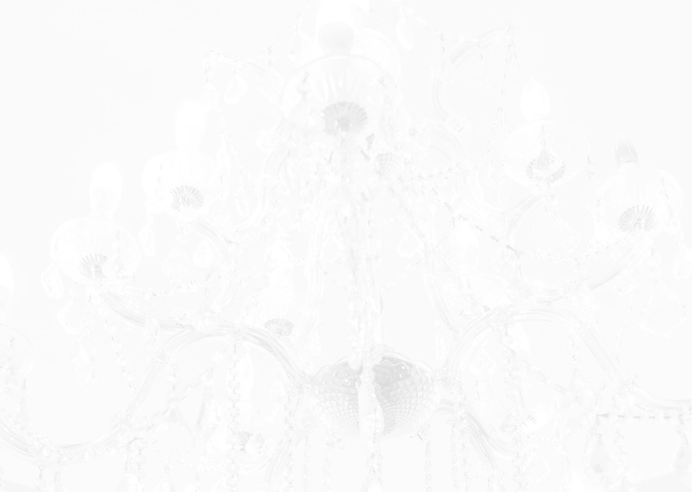 Aesthetic photo of a glass chandelier at aesthetic studio