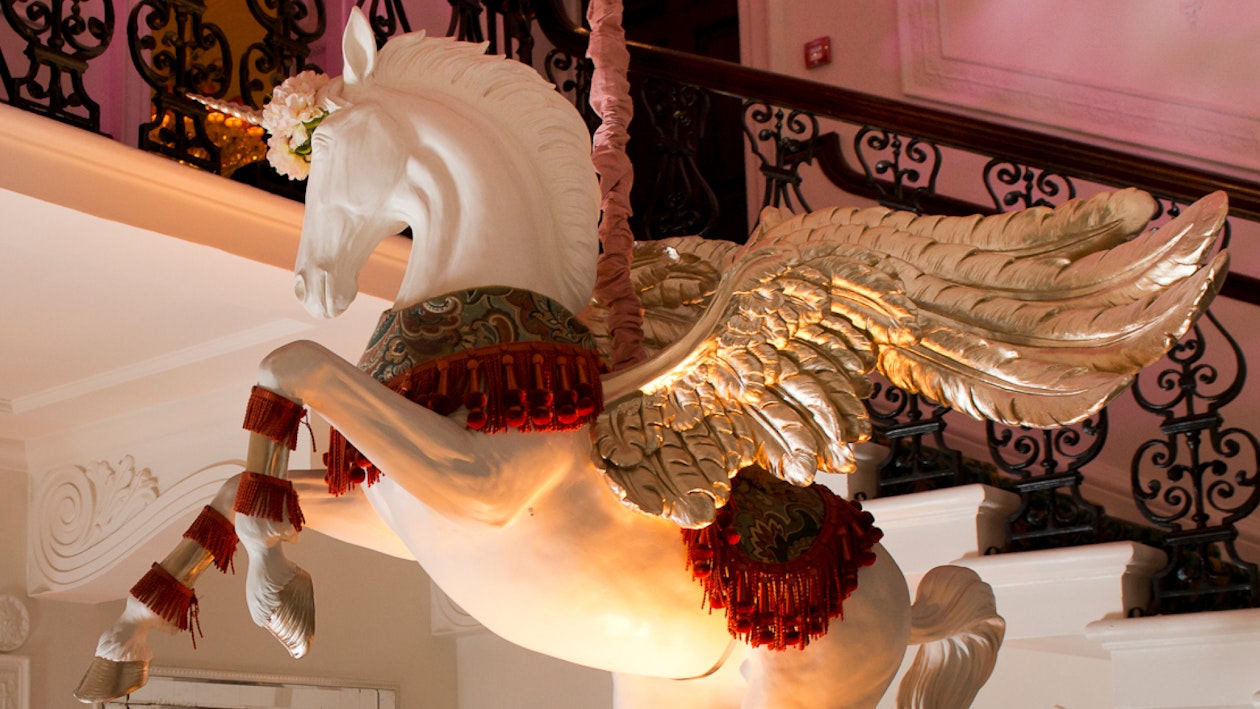 Pegasus, detail from the Reception of Annabel's - Annabel's, London's most exclusive private members' club