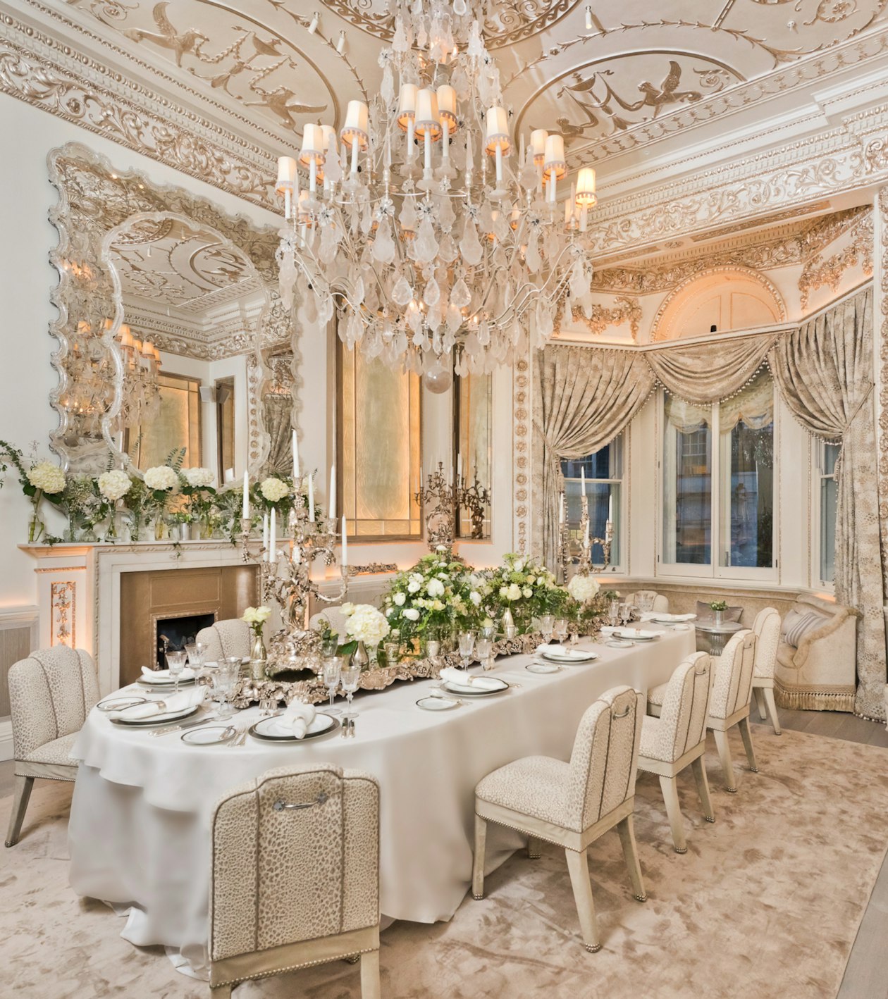 The Silver Room at Annabel's, Mayfair, London, Private Club
