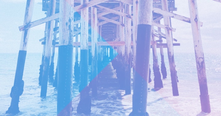 Tips for Staying Sober a dock from below