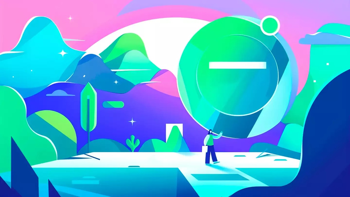 Why Is Online Marketing Crucial For Rehab Centers? An abstract representation of a marketer in a landscape.