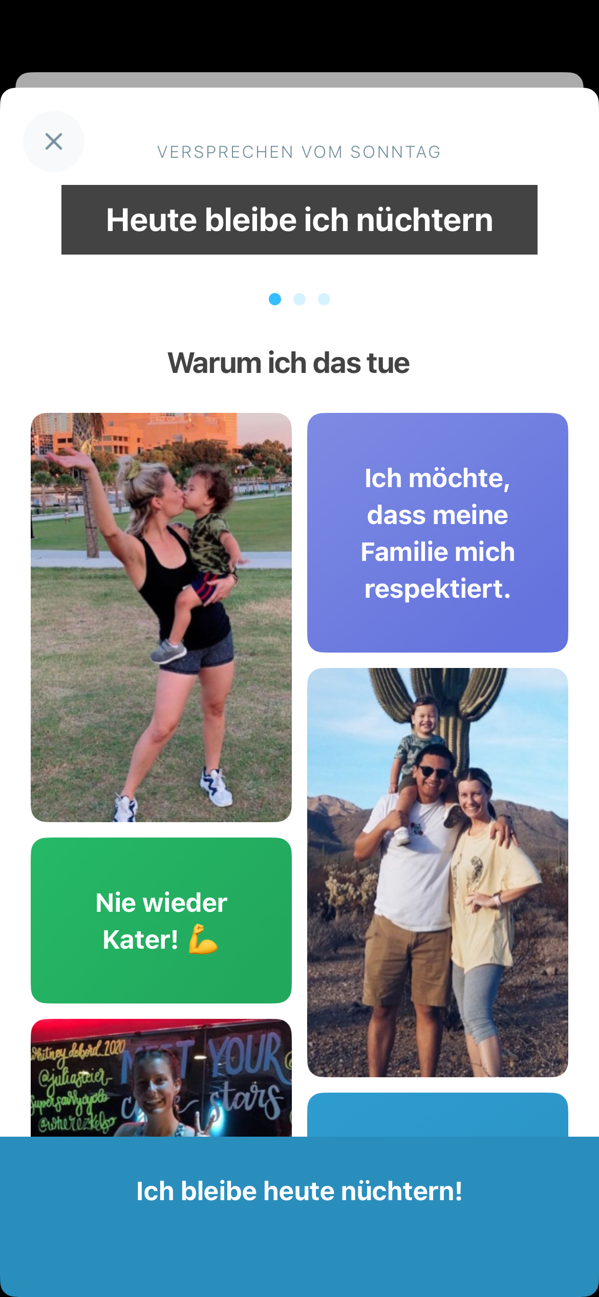 Stärke deine tägliche Verbindlichkeit Illustration des täglichen Versprechens