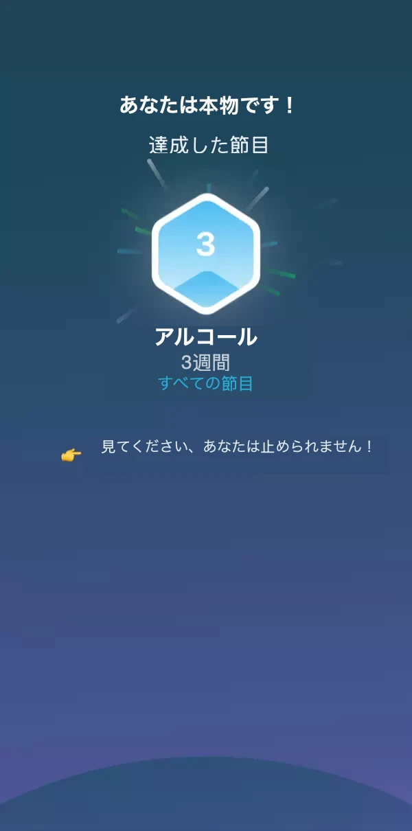 マイルストーンのスクリーンショット。