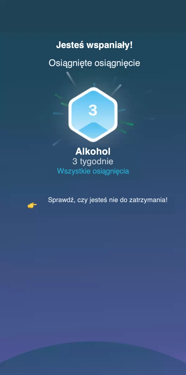 Zrzut ekranu kamienia milowego pokazujący osiągnięcie nowego kamienia milowego.