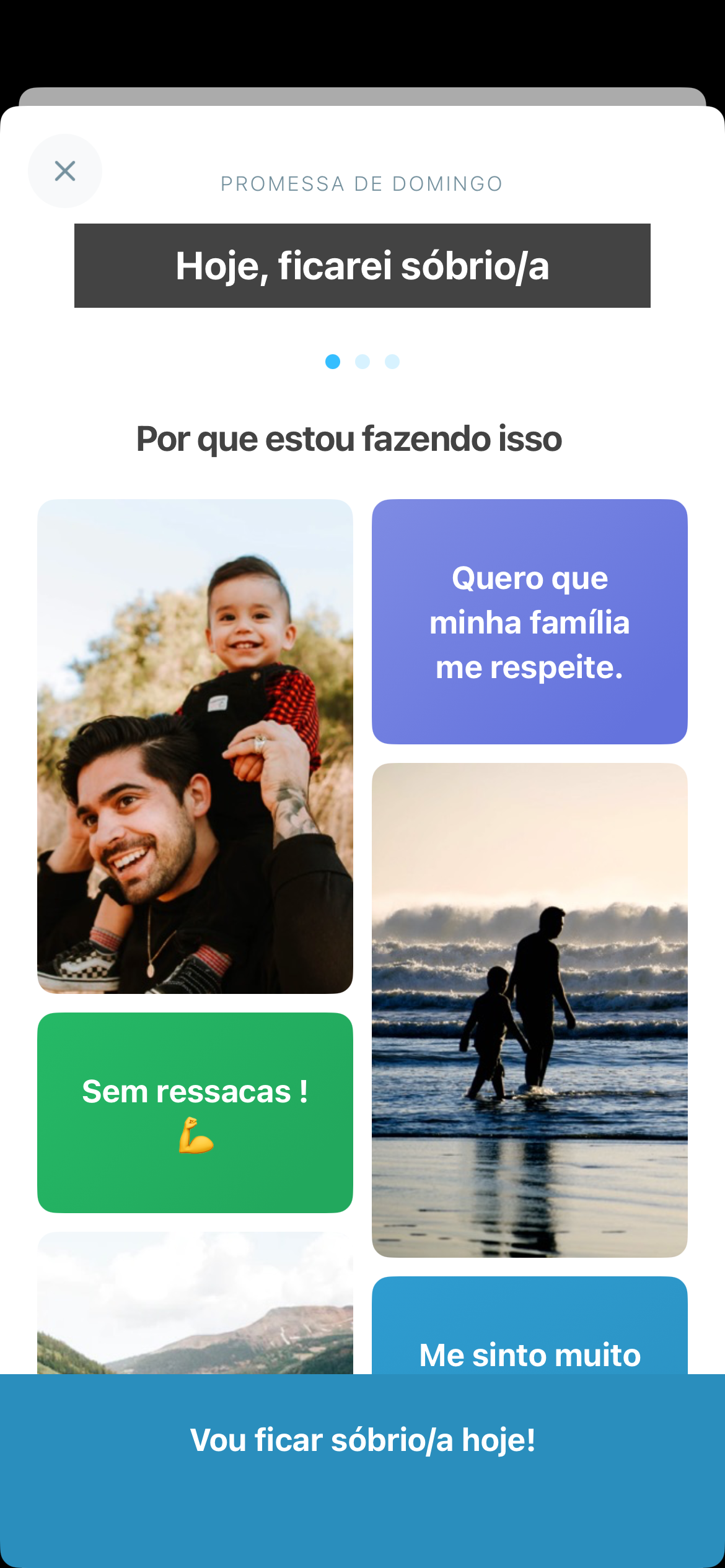 Ilustração do compromisso diário