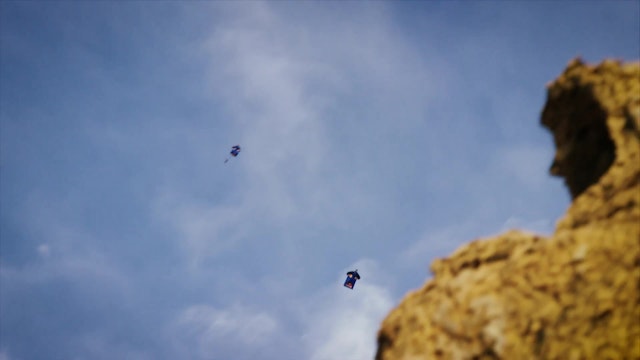 Wing Suit Jump with Royalty at the Lowest Point on Earth