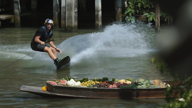 Wakeboarding Through Bangkok’s Floating Markets 