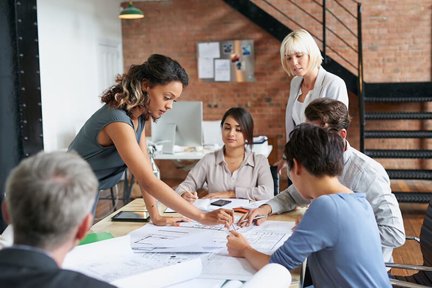 team working together