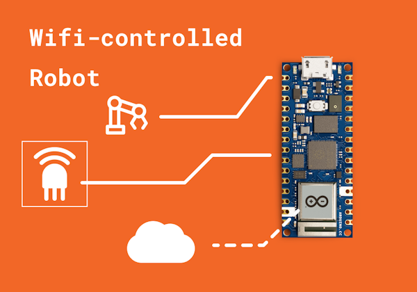 WiFi-controlled  robot