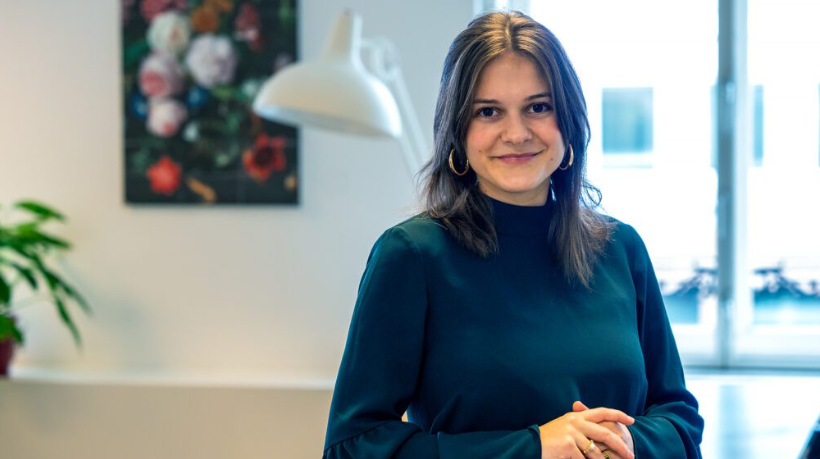 Op deze afbeelding ziet u Sophia van den Hoek