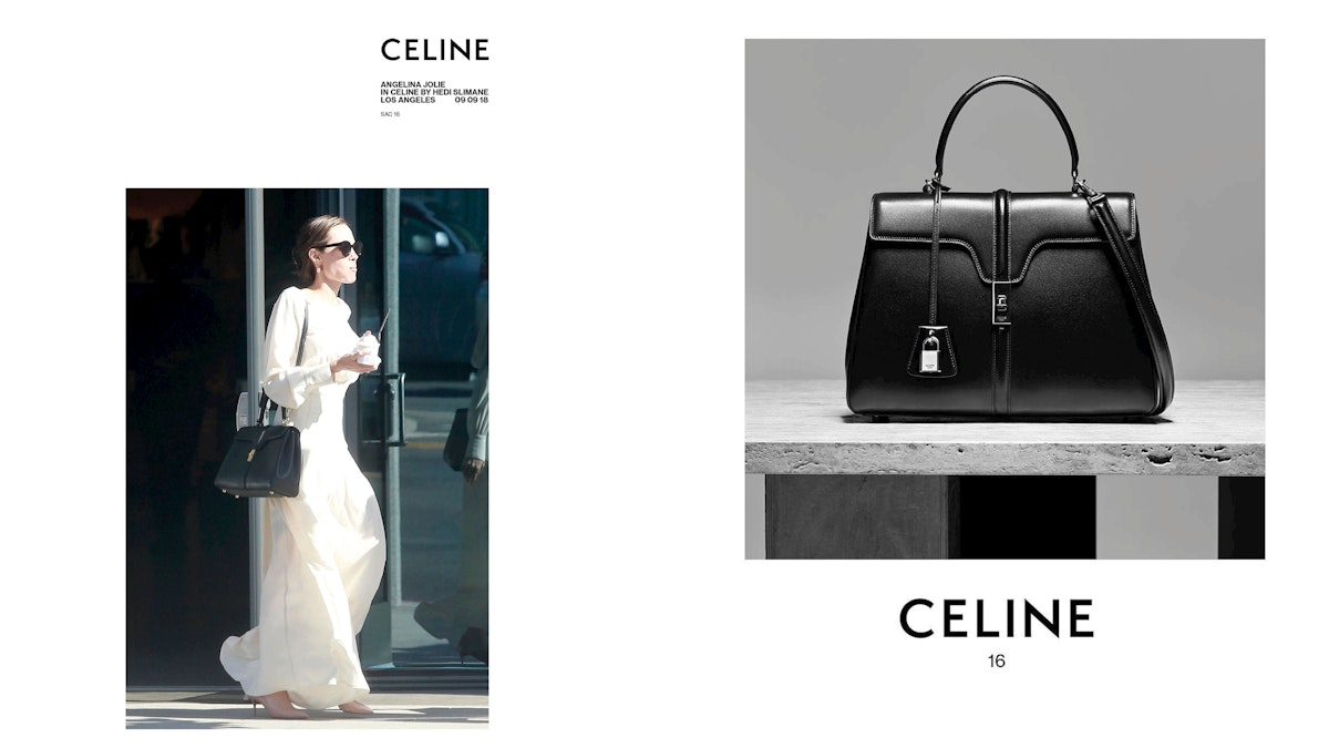 Angelina Jolie and Lady Gaga Wear Hedi Slimane's Celine Bag