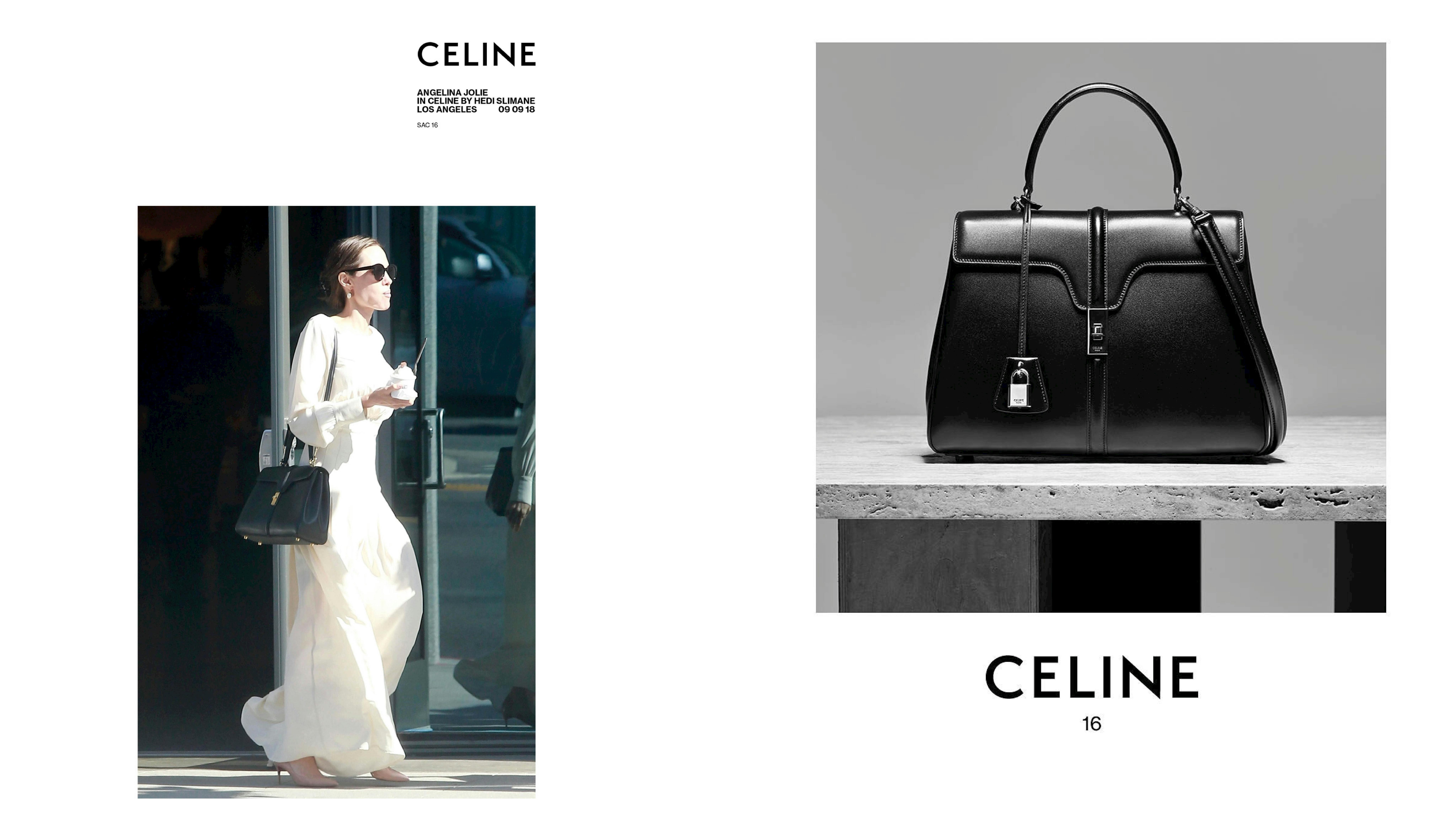 See how the stars parade the Celine Le 16 Bag by Hedi Slimane