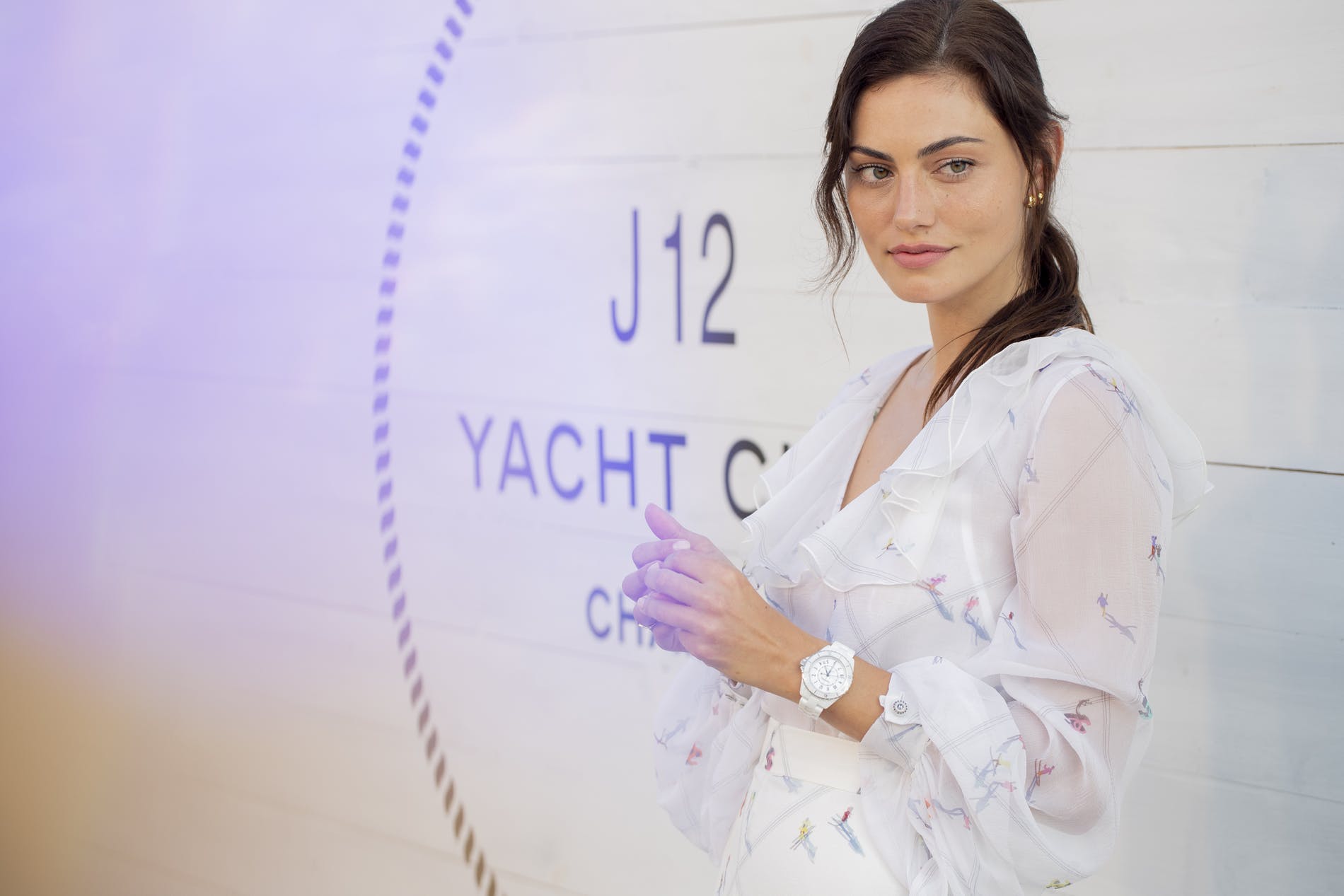 Celebrities wearing CHANEL at the J12 