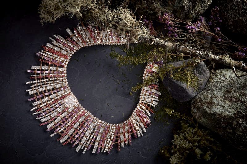 CHANEL Tweed Couture Necklace
