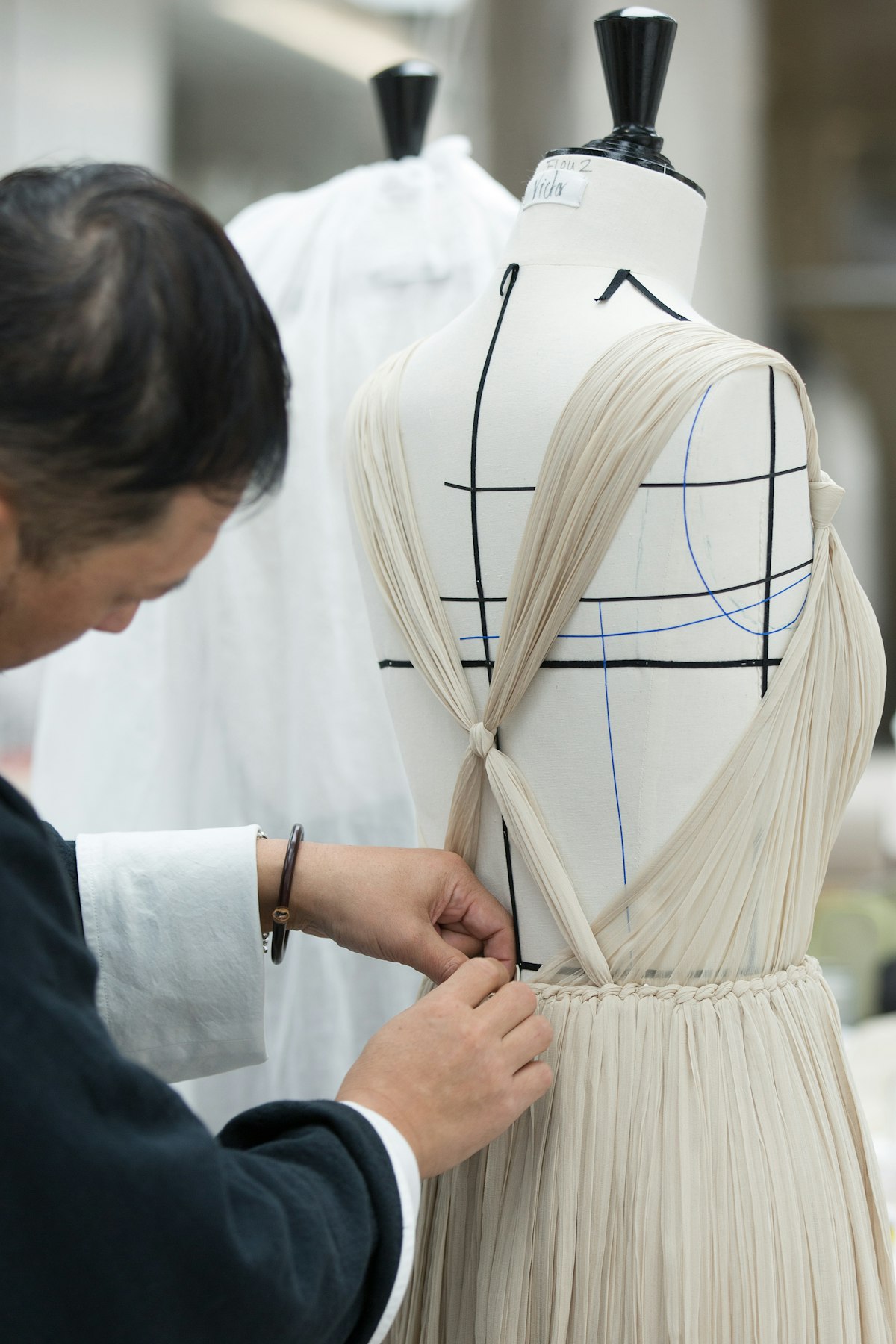 Savoir-faire: behind two powerful dresses from the Dior Haute Couture ...