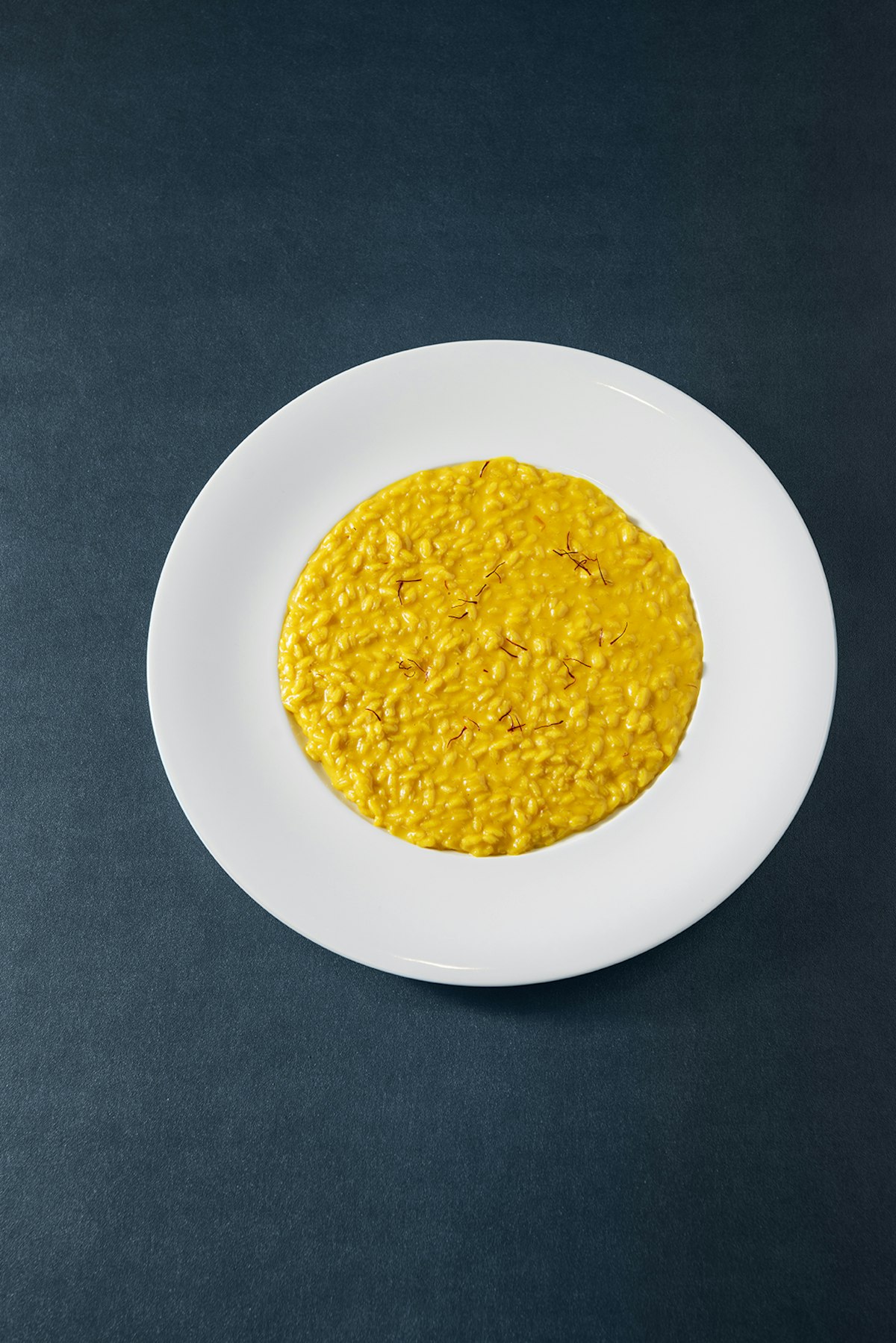 Saffron risotto from the Emporio Armani Caffè
